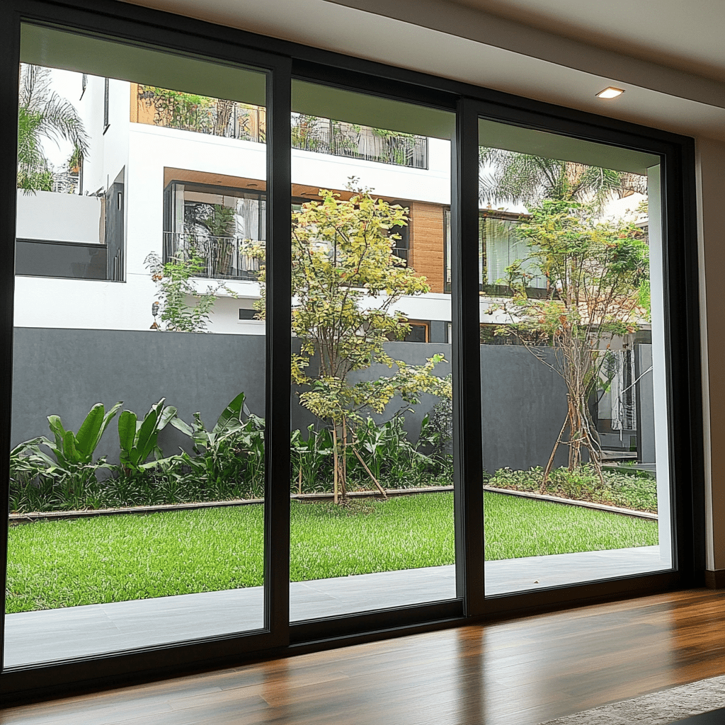 Ventana de PVC en una sala en CDMX