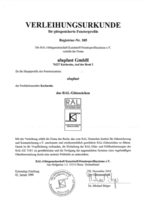 Urkunden DE Karlsrushe